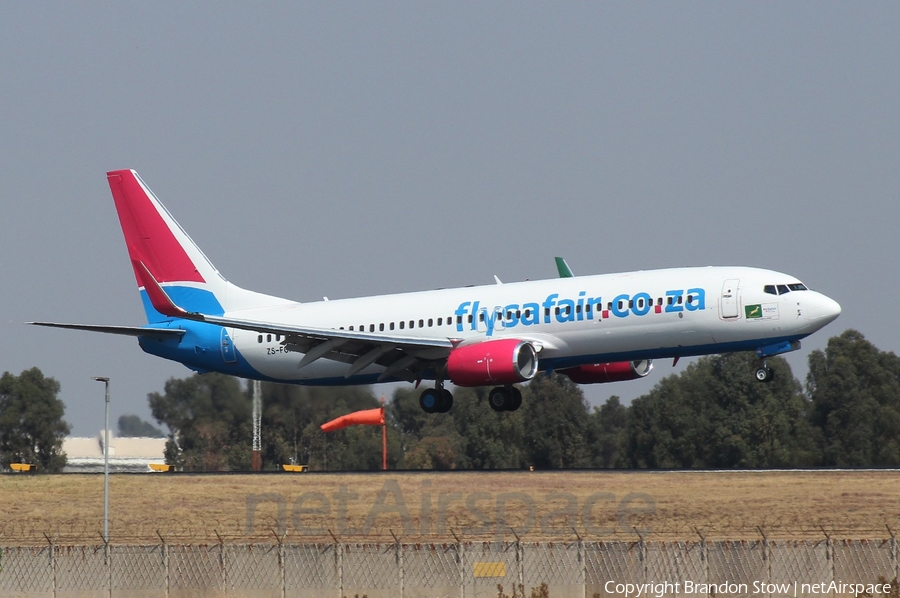 FlySafair Boeing 737-8K5 (ZS-FGA) | Photo 351294