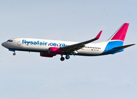 FlySafair Boeing 737-8AS (ZS-FGF) at  Lanseria International, South Africa