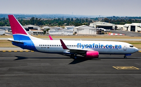 FlySafair Boeing 737-8AS (ZS-FGF) at  Lanseria International, South Africa