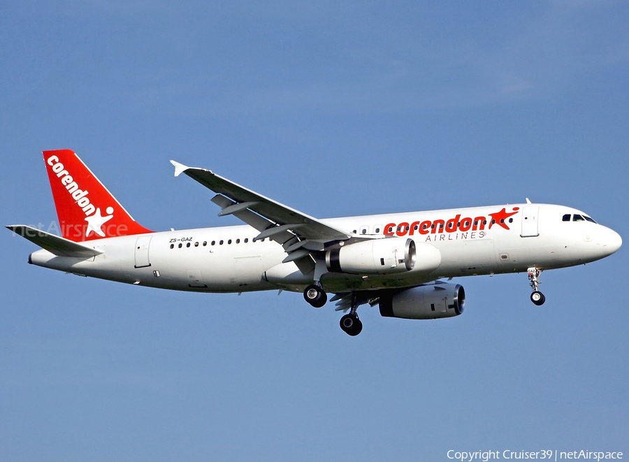 Corendon Airlines Europe (Global Aviation Operations) Airbus A320-231 (ZS-GAZ) | Photo 362071