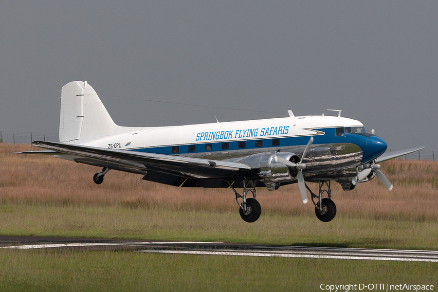 Springbok Flying Safaris Douglas C-47A Skytrain (ZS-GPL) | Photo 247284