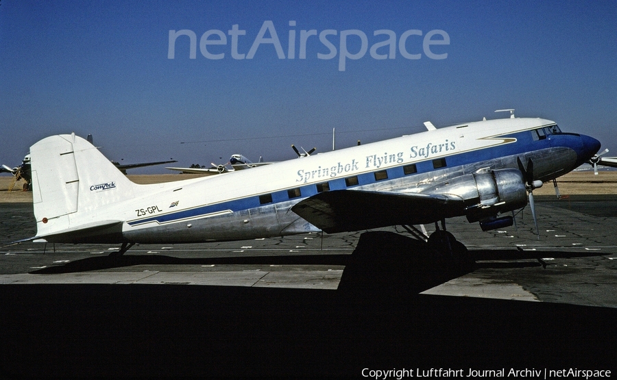 Springbok Flying Safaris Douglas C-47A Skytrain (ZS-GPL) | Photo 411739