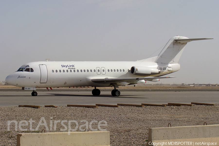 Skylink Arabia Fokker F28-4000 Fellowship (ZS-JES) | Photo 181760