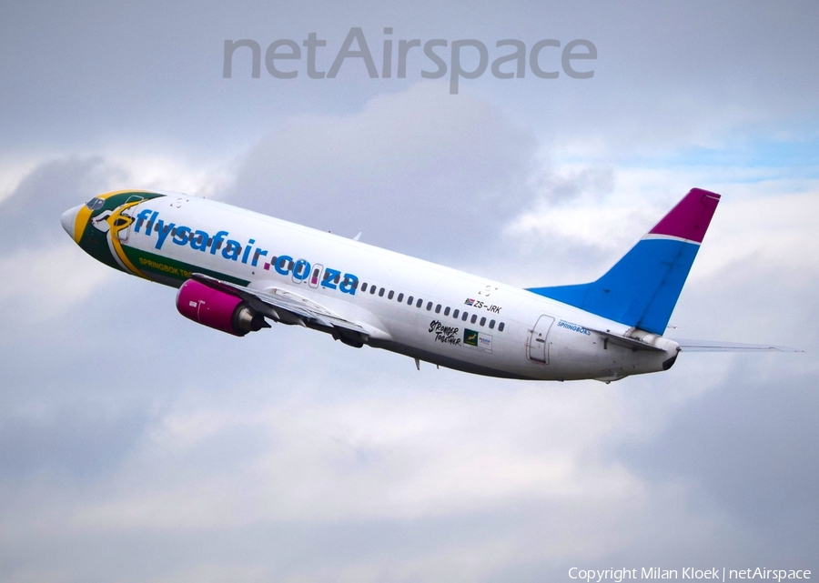 FlySafair Boeing 737-4Q8 (ZS-JRK) | Photo 655451