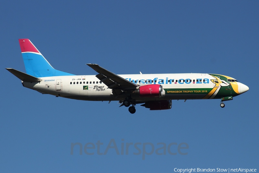 FlySafair Boeing 737-4Q8 (ZS-JRK) | Photo 363139