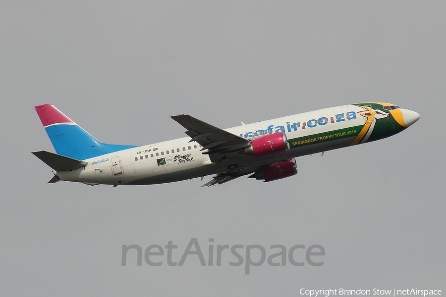 FlySafair Boeing 737-4Q8 (ZS-JRK) | Photo 366111