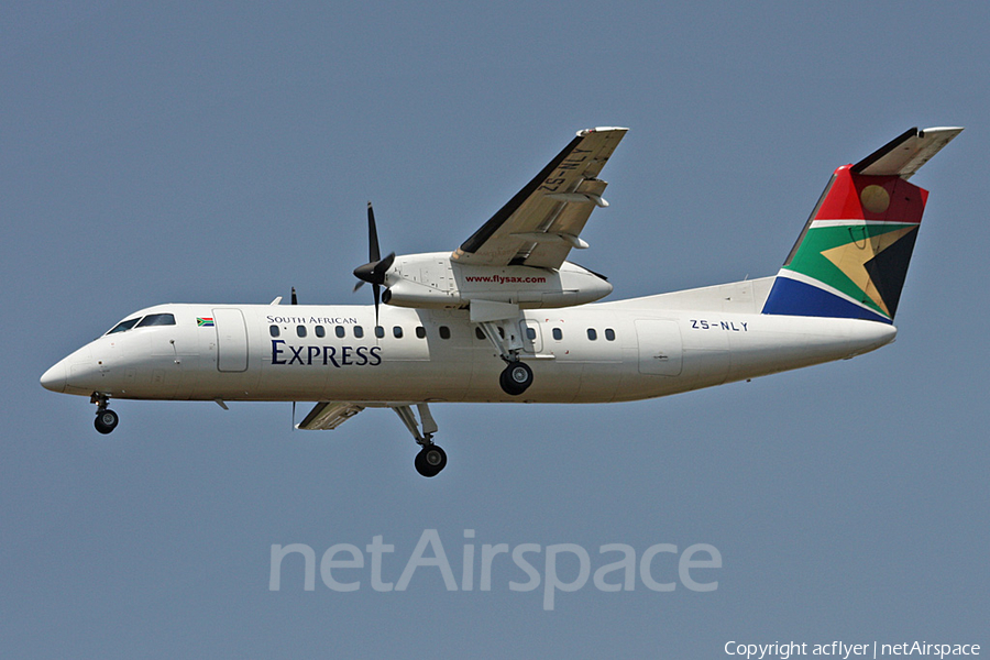 South African Express de Havilland Canada DHC-8-315 (ZS-NLY) | Photo 400280