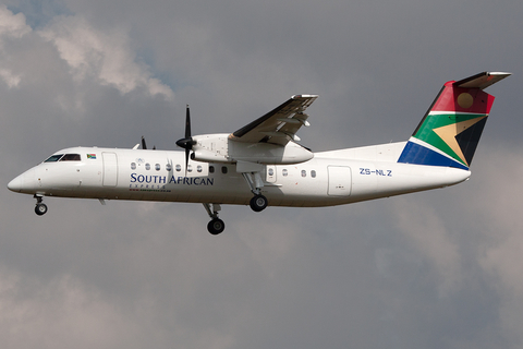 South African Express de Havilland Canada DHC-8-315 (ZS-NLZ) at  Johannesburg - O.R.Tambo International, South Africa