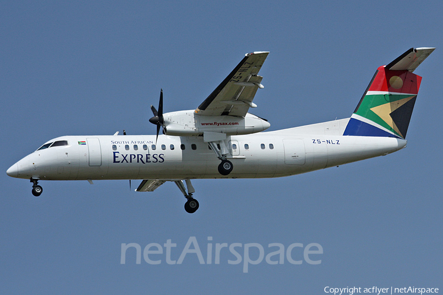 South African Express de Havilland Canada DHC-8-315 (ZS-NLZ) | Photo 400265