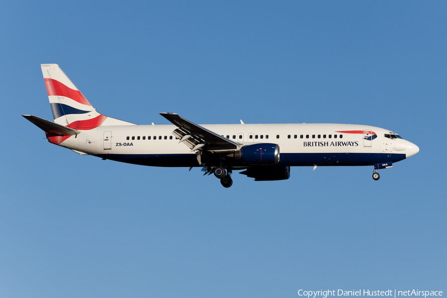 British Airways (Comair) Boeing 737-4L7 (ZS-OAA) | Photo 425899