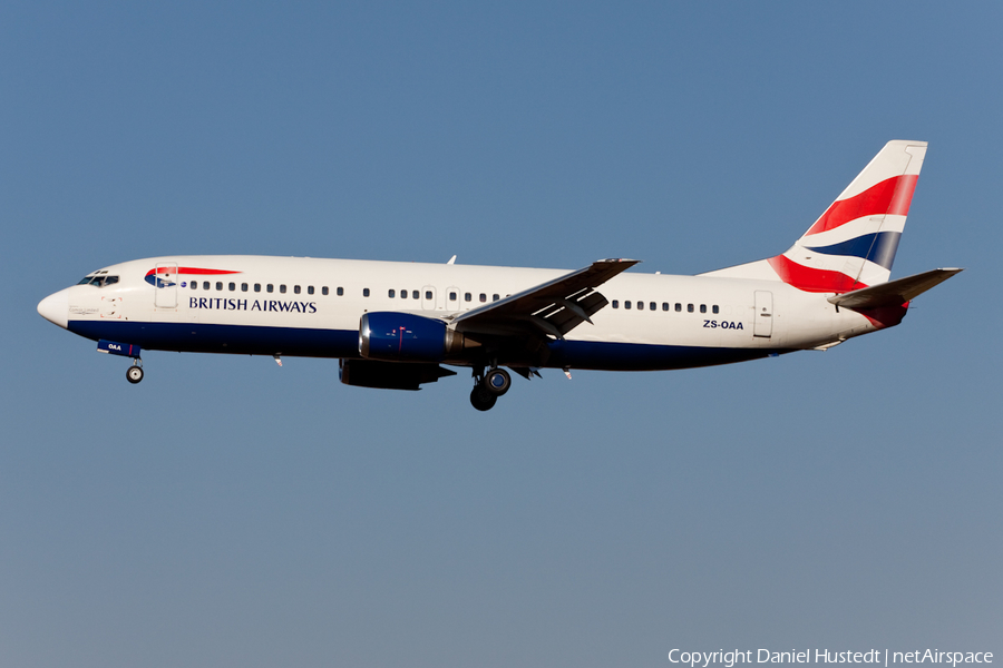 British Airways (Comair) Boeing 737-4L7 (ZS-OAA) | Photo 444150