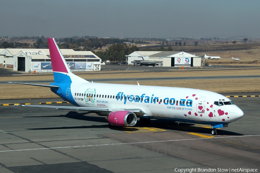 FlySafair Boeing 737-4S3 (ZS-OAF) | Photo 337219