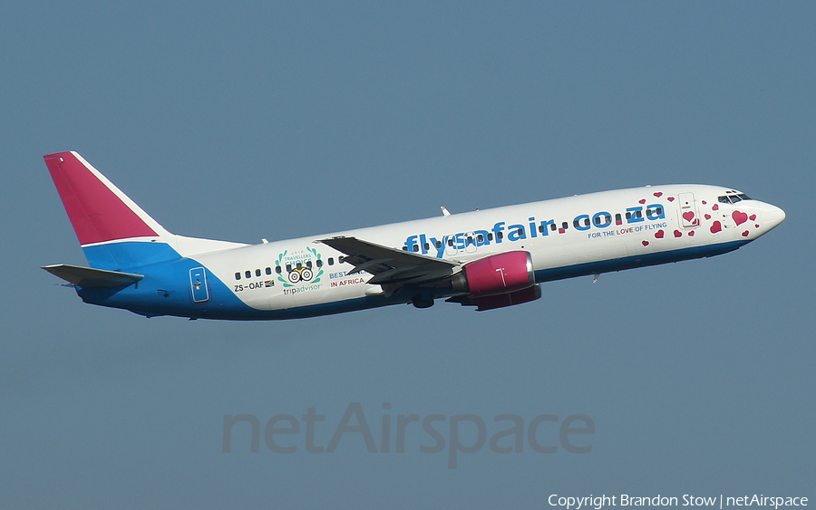 FlySafair Boeing 737-4S3 (ZS-OAF) | Photo 307454