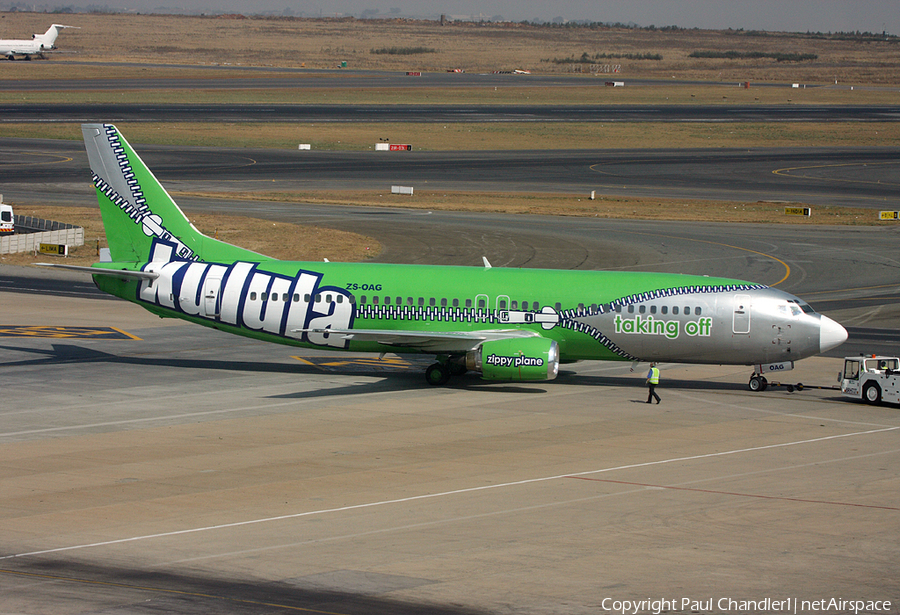 Kulula Boeing 737-4H6 (ZS-OAG) | Photo 48975