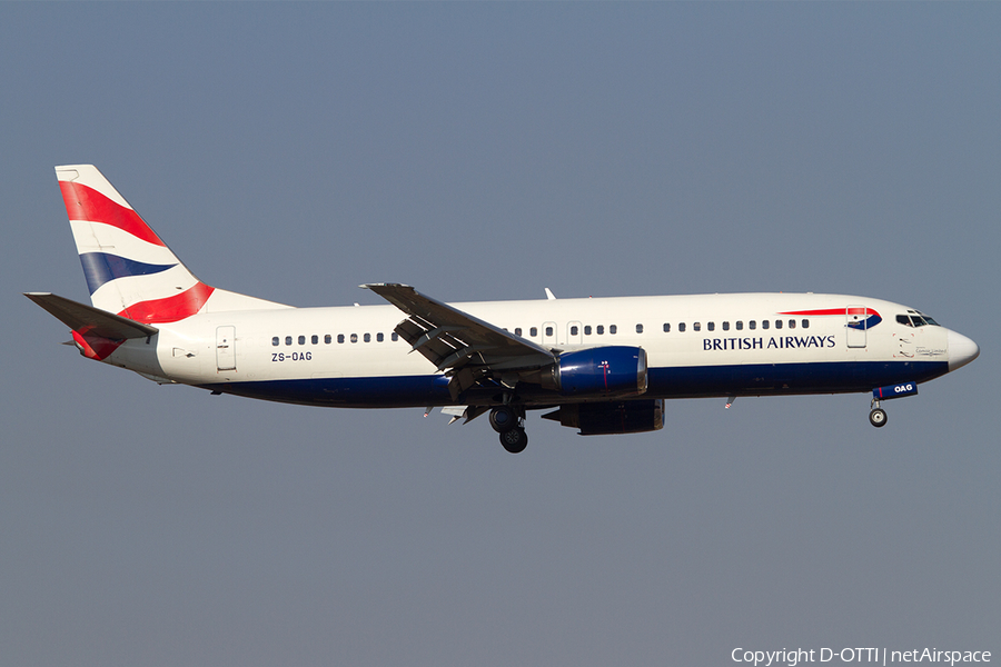 Safair Boeing 737-4H6 (ZS-OAG) | Photo 500598