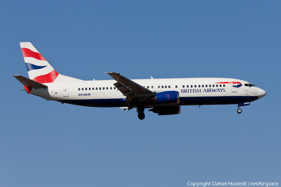 British Airways (Comair) Boeing 737-4S3 (ZS-OAM) | Photo 425902