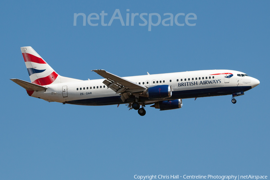 British Airways (Comair) Boeing 737-476 (ZS-OAR) | Photo 120372