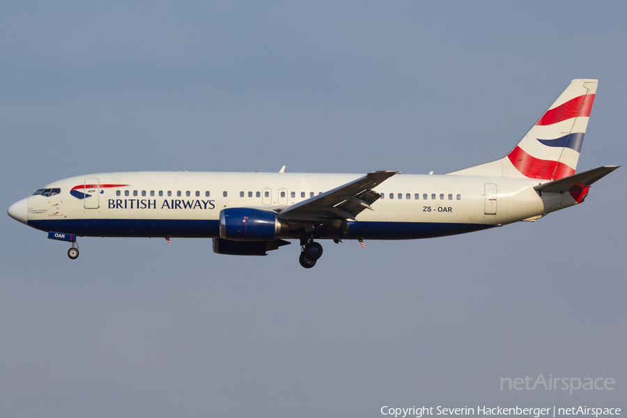 British Airways (Comair) Boeing 737-476 (ZS-OAR) | Photo 198571