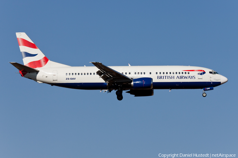 British Airways (Comair) Boeing 737-4H6 (ZS-OAV) | Photo 425904