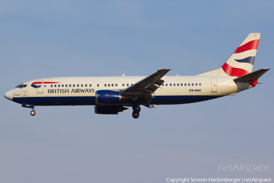British Airways (Comair) Boeing 737-4H6 (ZS-OAV) | Photo 198573