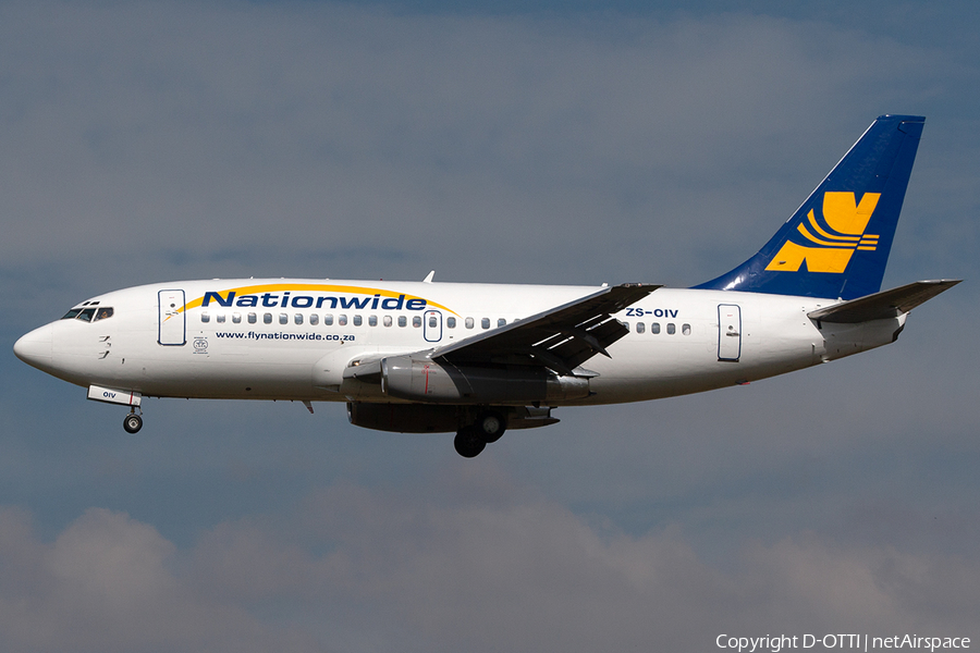 Nationwide Airlines Boeing 737-230(Adv) (ZS-OIV) | Photo 245376