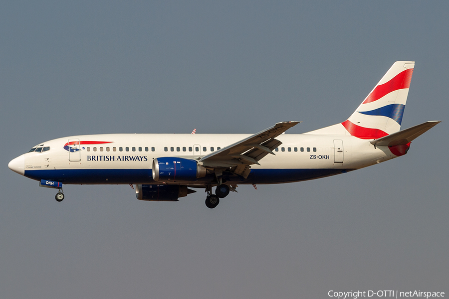 British Airways (Comair) Boeing 737-376 (ZS-OKH) | Photo 203407