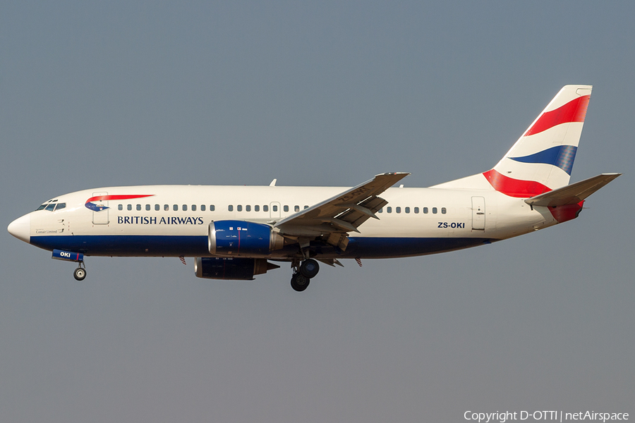British Airways (Comair) Boeing 737-376 (ZS-OKI) | Photo 205012