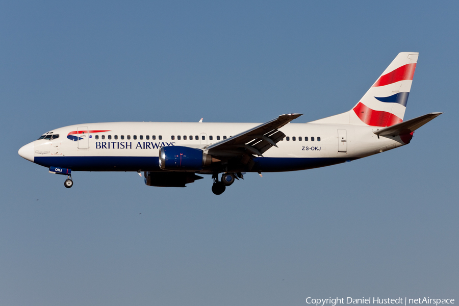 British Airways (Comair) Boeing 737-376 (ZS-OKJ) | Photo 444156