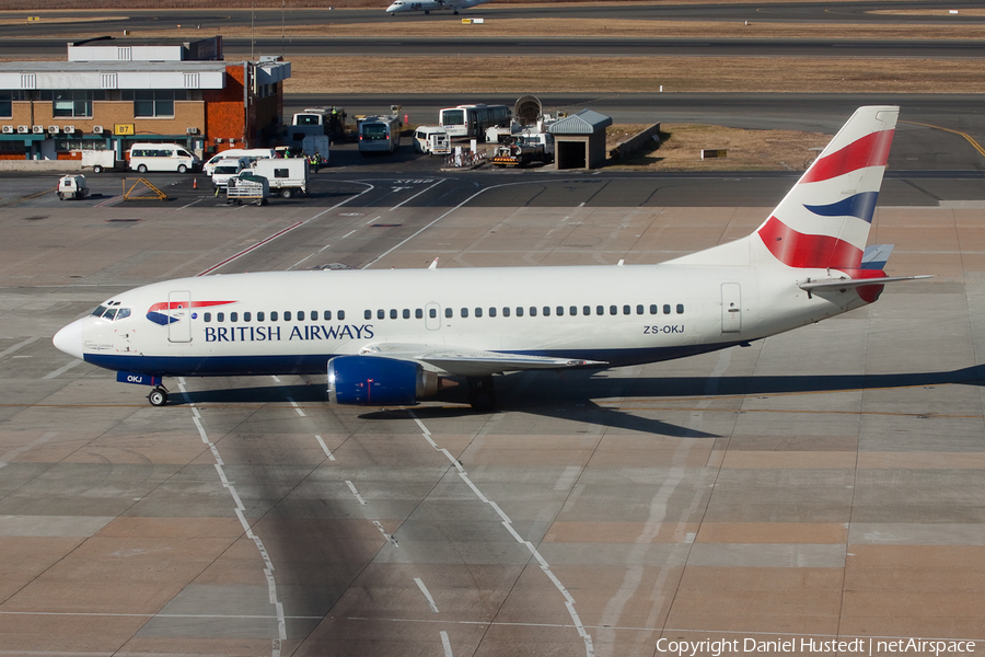 British Airways (Comair) Boeing 737-376 (ZS-OKJ) | Photo 445394