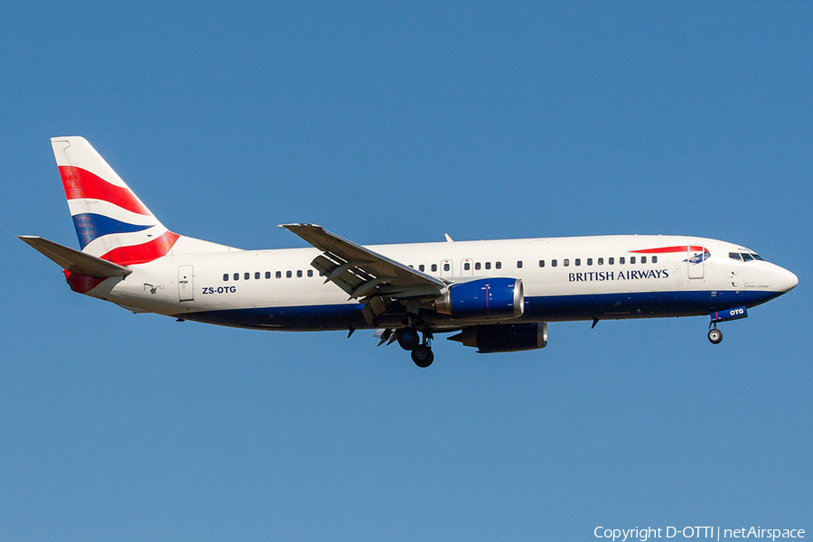 British Airways (Comair) Boeing 737-436 (ZS-OTG) | Photo 246185