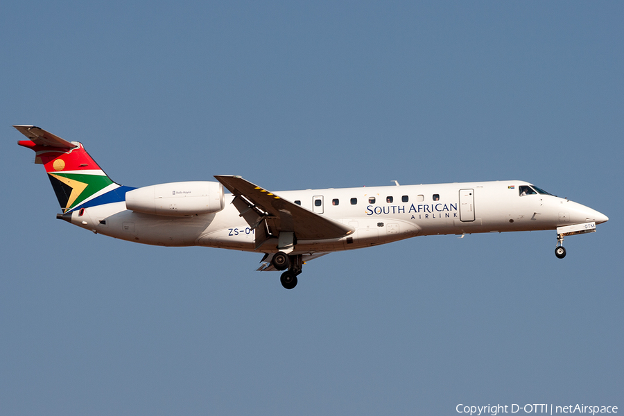 South African Airlink Embraer ERJ-135LR (ZS-OTM) | Photo 204862