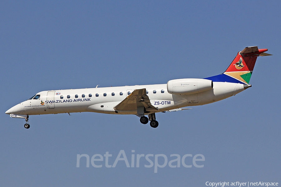 Swaziland Airlink Embraer ERJ-135LR (ZS-OTM) | Photo 153003