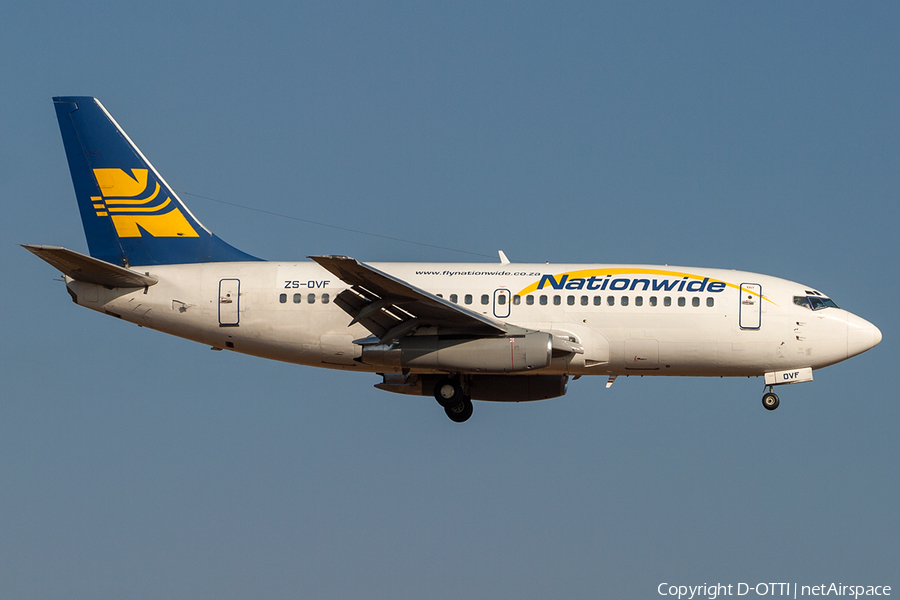 Nationwide Airlines Boeing 737-228(Adv) (ZS-OVF) | Photo 203770