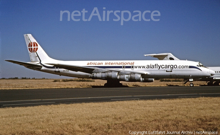 African International Airways Douglas DC-8-54(F) (ZS-PAE) | Photo 410240