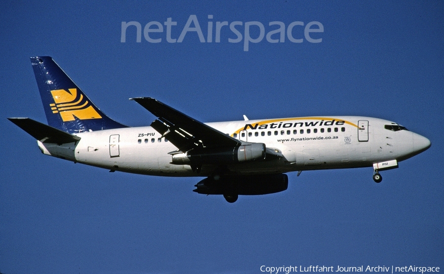 Nationwide Airlines Boeing 737-205(Adv) (ZS-PIU) | Photo 411980