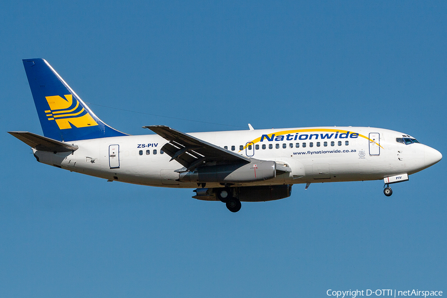 Nationwide Airlines Boeing 737-2L9(Adv) (ZS-PIV) | Photo 246177