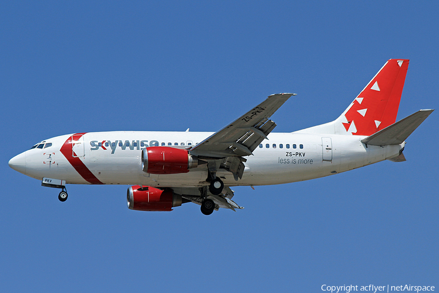 Skywise Airlines Boeing 737-529 (ZS-PKV) | Photo 152080