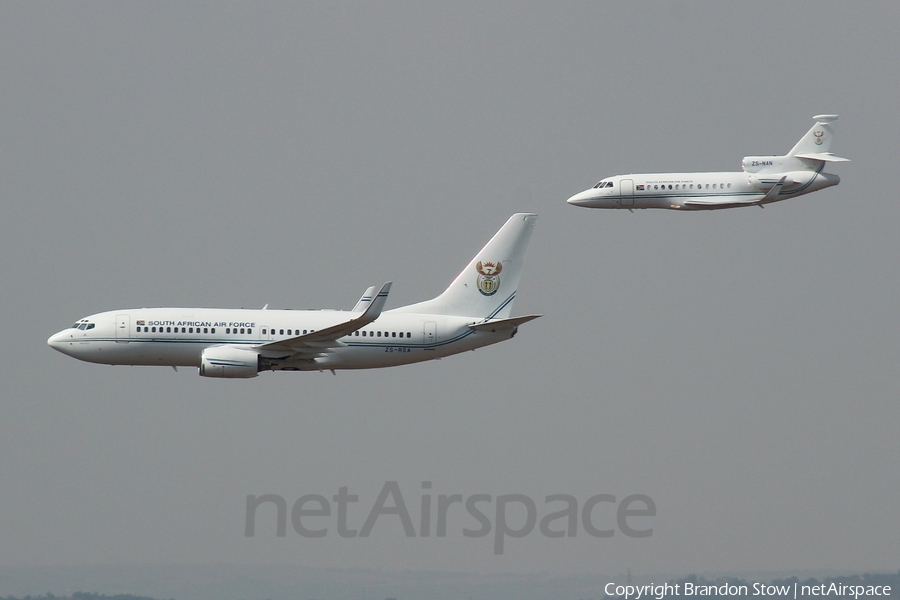 South African Air Force Boeing 737-7ED(BBJ) (ZS-RSA) | Photo 323881