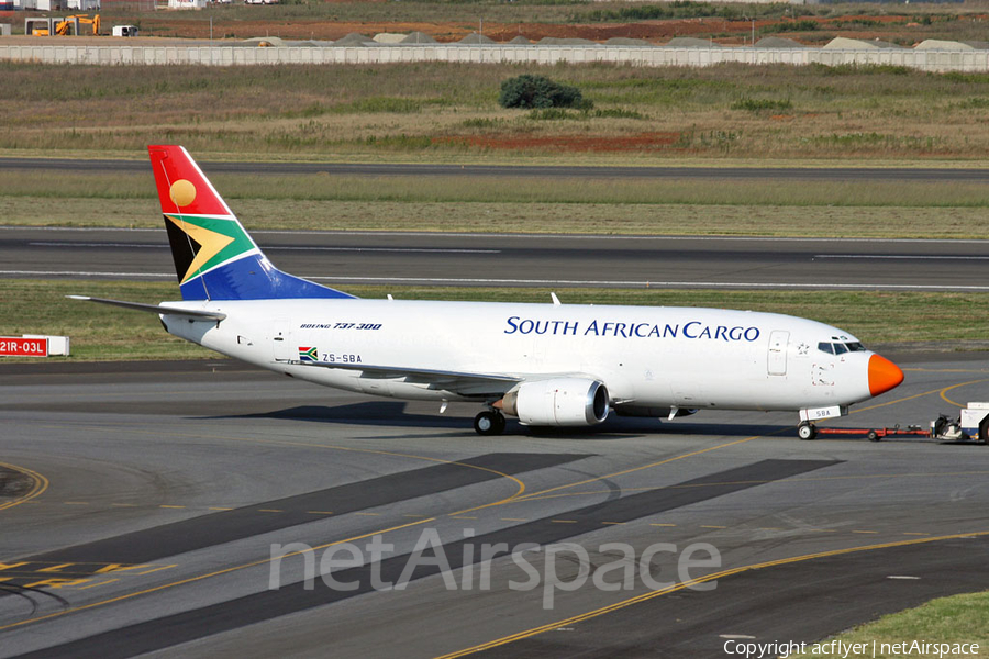 South African Cargo Boeing 737-3Y0(SF) (ZS-SBA) | Photo 205506