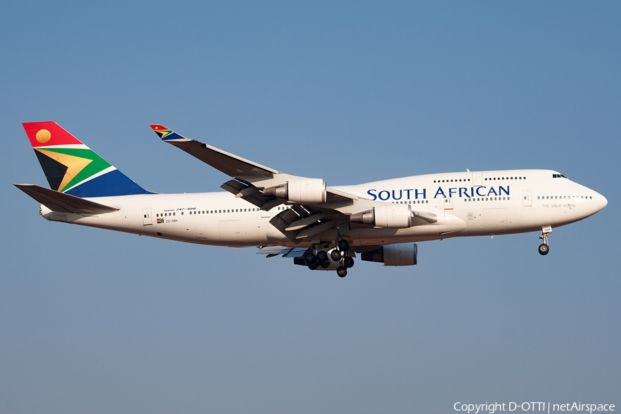 South African Airways Boeing 747-4F6 (ZS-SBK) | Photo 205707