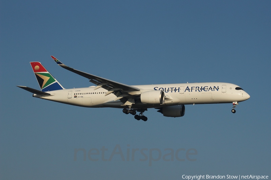 South African Airways Airbus A350-941 (ZS-SDE) | Photo 377540