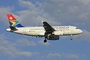 South African Airways Airbus A319-131 (ZS-SFJ) at  Johannesburg - O.R.Tambo International, South Africa