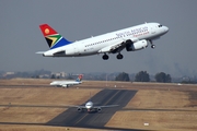 South African Airways Airbus A319-131 (ZS-SFK) at  Johannesburg - O.R.Tambo International, South Africa