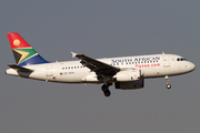 South African Airways Airbus A319-131 (ZS-SFK) at  Johannesburg - O.R.Tambo International, South Africa