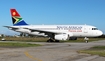 South African Airways Airbus A319-131 (ZS-SFK) at  Port Elizabeth, South Africa