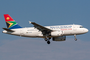 South African Airways Airbus A319-131 (ZS-SFL) at  Johannesburg - O.R.Tambo International, South Africa