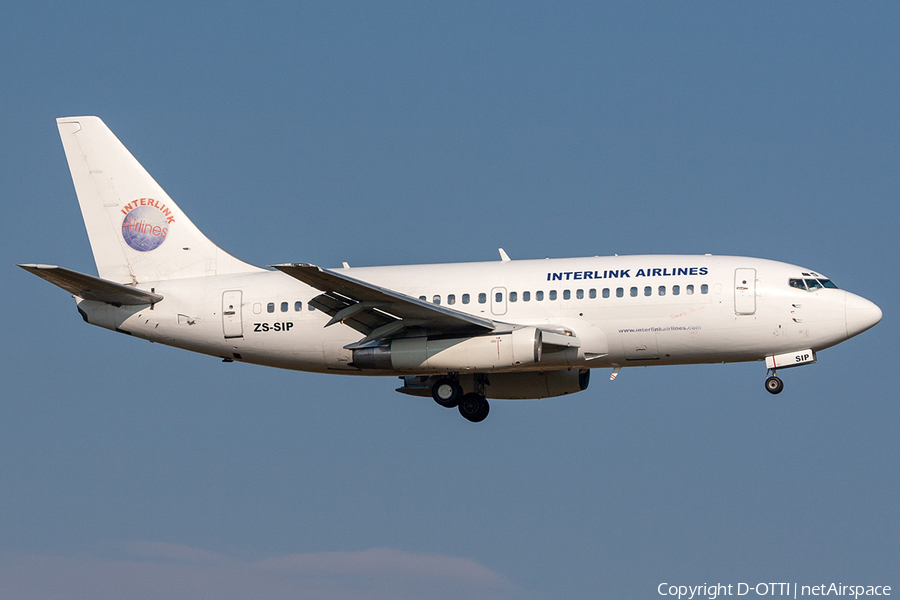 Interlink Airlines Boeing 737-230(Adv) (ZS-SIP) | Photo 244057