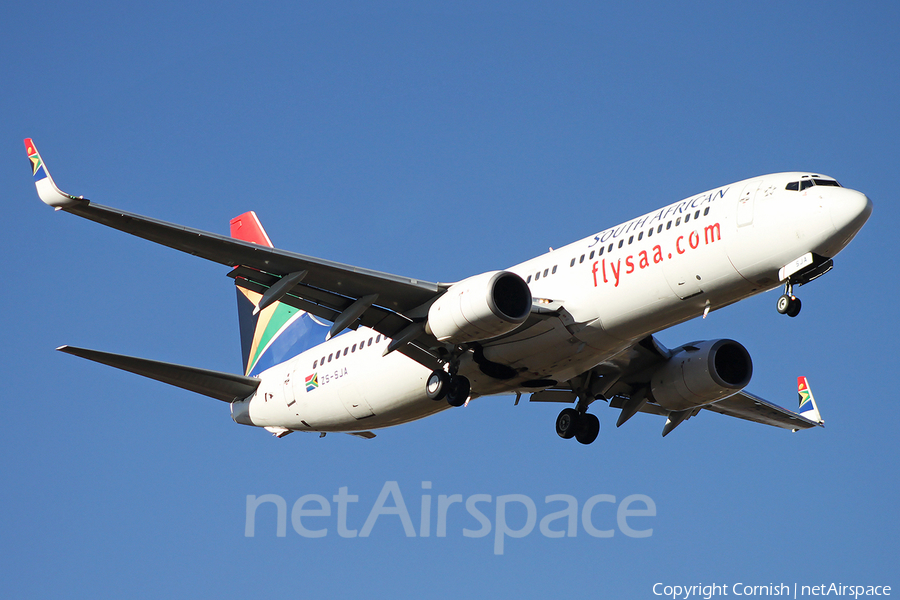 South African Airways Boeing 737-8S3 (ZS-SJA) | Photo 8286