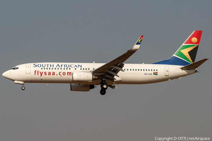 South African Airways Boeing 737-85F (ZS-SJF) | Photo 203332