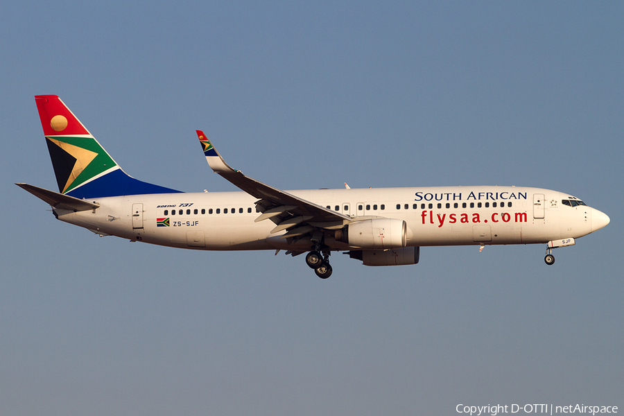 South African Airways Boeing 737-85F (ZS-SJF) | Photo 502024